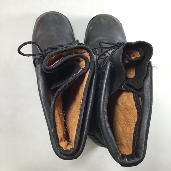 Belleville Military Leather Combat Boots Black 10W - Picture 7 of 14